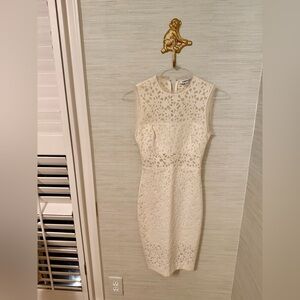 Elizabeth and James Levine ivory midi dress